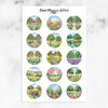 Watercolour Cottagecore Meadows Planner Stickers by Closet Planner Addict  (S-731)