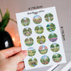 Watercolour Cottagecore Meadows Planner Stickers by Closet Planner Addict  (S-731)