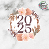 2025 Die Cut Sticker | Boho Florals (DC-050)