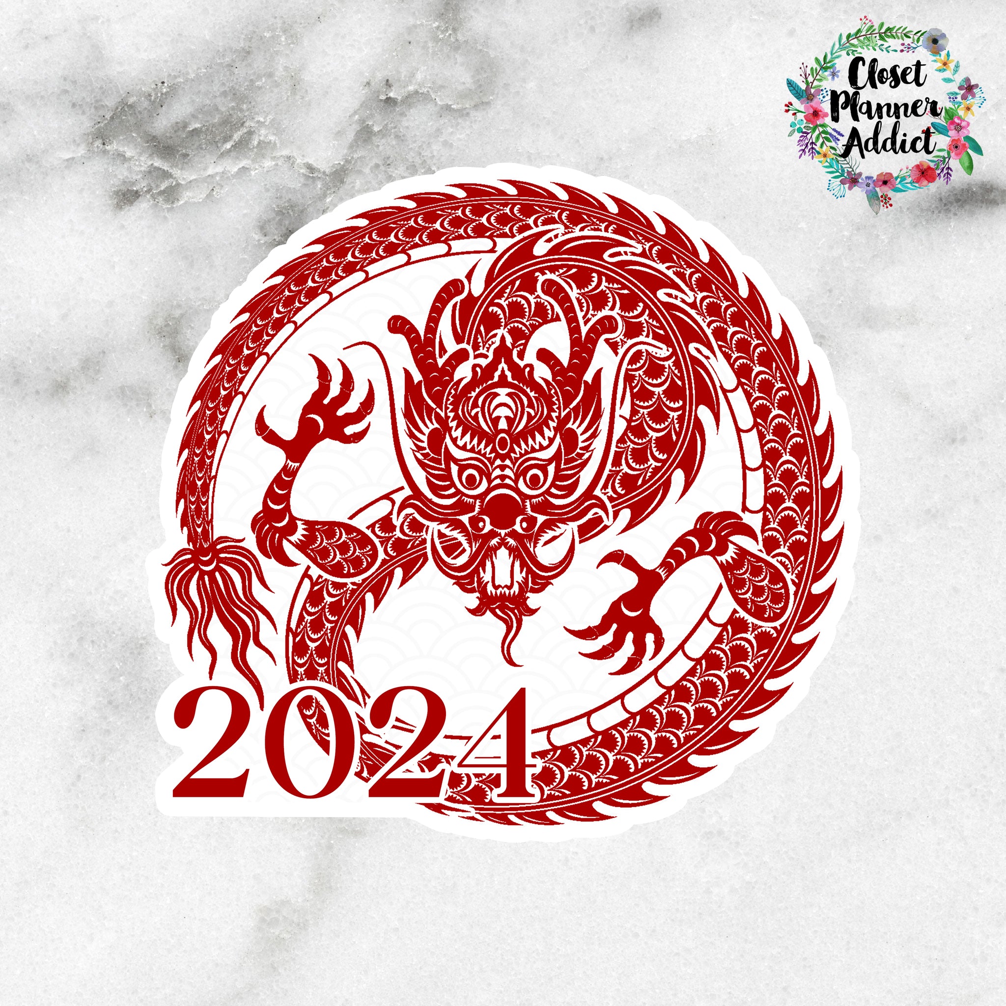 Chinese lunar new year 2024 - Chinese New Year - Sticker